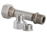 Conexiune filetată cu clemă G 3/8" - Lungime ajustabilă 93-143mm
