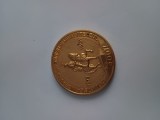 400 de ani de la inceputul domniei lui Mihai Viteazul 1593-1601 .Medalie bronz realizata in anul 1993
