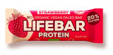 Lifebar baton proteic cu capsuni raw eco 47g