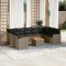 Gossi set mobilier de gradina cu perne, 10 piese, gri, poliratan