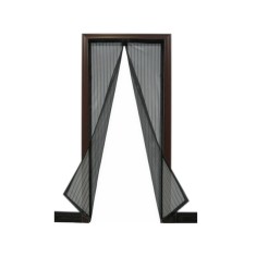 Plasa pentru usa impotriva tantarilor, mustelor si altor insecte cu magnet 210x100cm Culoare - Negru