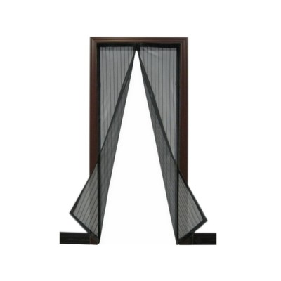 Plasa pentru usa impotriva tantarilor, mustelor si altor insecte cu magnet 210x100cm Culoare - Negru foto
