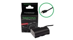 Adaptor de baterie de intrare PATONA Premium USB-C pentru Canon LP-E6 LP-E6N LP-E6NH XC10 EOS R EOS 80D 7D 70D 6D