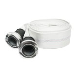Furtun irigatii/pomp. din PVC 3 toll, lungime 20m cu racorduri aluminu, max 10bar, panzat Breckner Germany