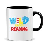 Cana personalizata cu mesaje pentru tocilari, Wild about reading