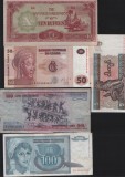 Set 5 bancnote de prin lume adunate (cele din imagini) #10