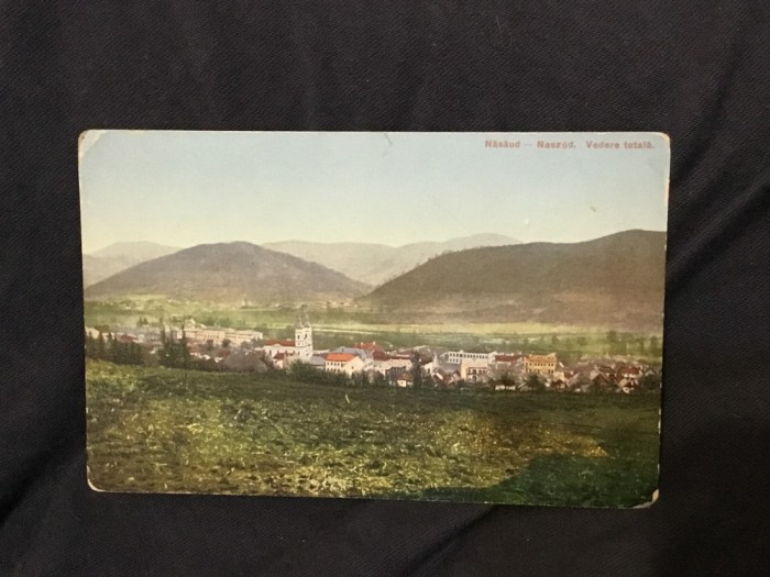 carte postala necirculata - Nasaud / Naszod - Vedere Totala prima perioada a sec XX