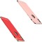 Pachet 2 Huse IPAKY Hybrid cu Insertie Aurie - Iphone X (Red/Rose Gold)