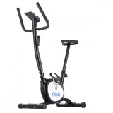 Bicicleta fitness mecanica HMS One RW3011 negru/alb, 6 niveluri