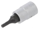 Cap imbus tubulară HEX 2,5mm 1/4&quot; 33mm