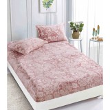 Cumpara ieftin Husa de Pat Cocolino cu Elastic + 2 Fete de Perna pentru Pat Dublu - FLR128