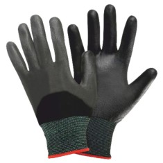 Manusi de protectie universale Flores FS-12642, material textil si PVC, negre foto