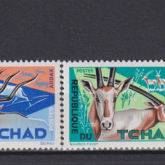 TCHAD 1965 FAUNA MI. 129-134 lipsa 133 MNH