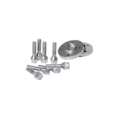 Set doua distantiere roti auto 5x120 pe 16mm 74.1 plus prezoane M12X1.50 pentru BMW