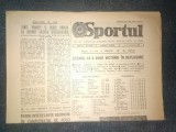 Ziarul Sportul 27 Septembrie 1984 - Rezultate Etapa Divizia A, Stare Buna, 8 Pagini