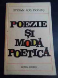 Poezie Si Moda Poetica - Stefan Aug.doinas ,547982, eminescu