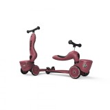 Trotineta copii cu sezut, suport jucarie, transformabila 2in1, HighwayKick 1 Lifestyle Wildcat, 1-5 ani, pana la 50 kg, Scoot Ride, Scoot And Ride
