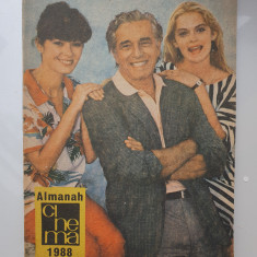 Almanah Cinema 1988, Sergiu Nicolaescu, Elisabeta Bostan, 192 pag, stare f buna
