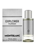Apa de parfum Mont Blanc Explorer Platinum, 30 ml, pentru barbati