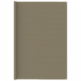 VidaXL Covor pentru cort, gri taupe, 250x550 cm