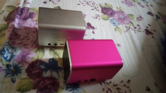 Boxa stereo 6W jack 3.5mm roza, gri, albastra foto