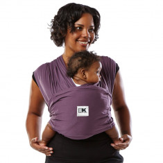 Sistem Purtare Baby Ktan Baby Carrier Original Cotton - Eggplant - Marimea M foto