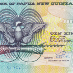 Bancnota Papua Noua Guinee 10 Kina 1998 - P17 UNC ( comemorativa )