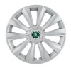 Set 4 Capace Roti Autohelix MSA&reg; potrivite jantelor de 15 inch, pentru Skoda Verde model Delta Gray