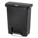 Rubbermaid Coș de gunoi step-on &bdquo;Slim Jim&rdquo; 30 L negru