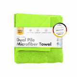 Laveta Microfibre ChemicalWorkz Dual Pile Towel, 350 GSM, 40 x 40cm, Verde