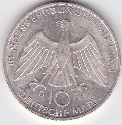 Germania 10 Marci Mark 1972