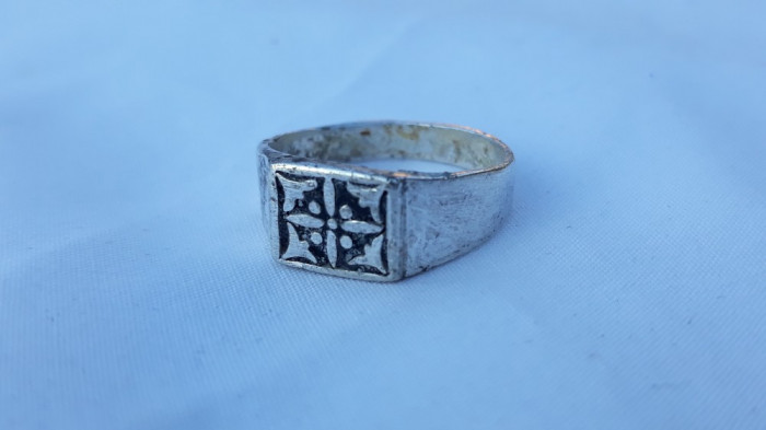 INEL argint SIGILIU simbol CELTIC vechi RAR executat manual VINTAGE de colectie