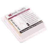 Tipsuri Unghii French Flame White ENII NAILS, 40 buc, Mix Marimi, Unghii False Constructie, Manichiura Profesionala