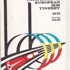 bnk rev Revista program Campionatul european bob tineret Sinaia 1976