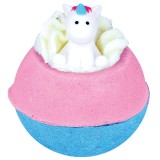 Bomba de baie handmade, cu figurina, Born to Be Unicorn Bath Blaster 160g, Bomb Cosmetics