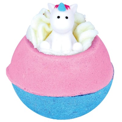 Bomba de baie handmade, cu figurina, Born to Be Unicorn Bath Blaster 160g, Bomb Cosmetics foto