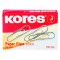 Set 100 Agrafe din Metal Kores, 33 mm, Agrafe de Birou, Agrafe Metalice, Clipsuri Metalice, Clipsuri pentru Hartie, Agrafe de Birou, Clipsuri de Birou