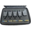 Set 4 avertizori cu statie Wind Blade 4 culori si geanta protectie model 516