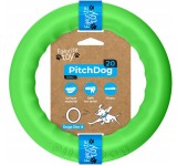 PitchDog, Jucarie Inel pentru caini, verde, 20cm, Pitch Dog