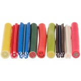 Cumpara ieftin Bețe decorative pentru Fimo Nail Art, 9buc - Mix, INGINAILS