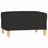 Cumpara ieftin Taburet, negru, 70x55x41 cm, material textil