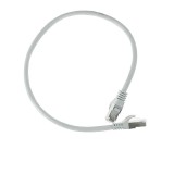 PATCH CORD S/FTP SPACER Cat6, cupru-aluminiu, 0.5 m, alb, AWG26, &quot;SPPC-SFTP-CAT6-0.5M&quot; (timbru verde 0.08 lei)