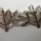 S 17 - semne de arma - metalice - vanatori munte - argintii