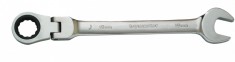 Cheie combinata cu clichet si cap flexibil 13mm CR-V, Topmaster 231925