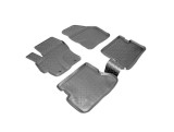 Covorase Auto Cauciuc Tip Tavita Mazda 3 (2003-2012) + Protectie Tunel Spate ALM Negru