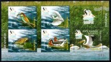 Romania 2012, LP 1954 b, Pasari acvatice, colita speciala, MNH! RARA! Tiraj 500!!!
