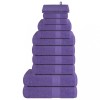 VidaXL Set prosoape 12 piese violet 360 g/m&sup2; 100% bumbac