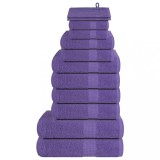 Cumpara ieftin Set prosoape 12 piese violet 360 g/m&sup2; 100% bumbac