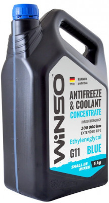 Winso Blue Antigel Concentrat Albastru G11 5L 881030 foto