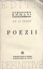 C8916N Poezii de Șt O Iosif, ediție definitivă &icirc;ngrijită de Șerban Cioculescu, 1944